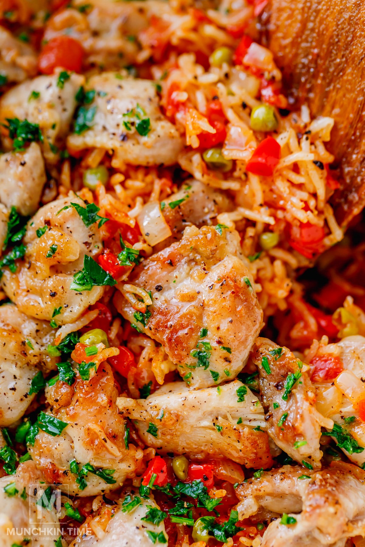 Spanish Chicken Thighs and Rice