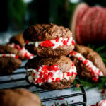 CHRISTMAS Cookies Whoopie Pie Recipe - delicious Christmas Cookies to put in the stocking or to deliver to your neighbors. They are so good!