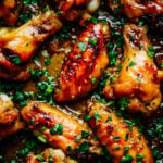 Sticky Teriyaki Oven Baked Chicken Wings