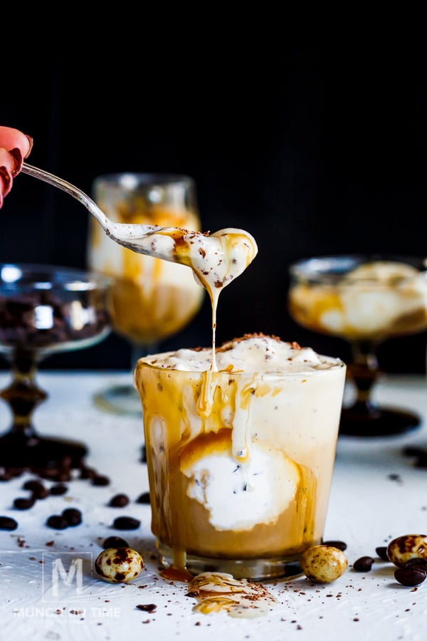 Italian Dessert Coffee Ice Cream Affogato 