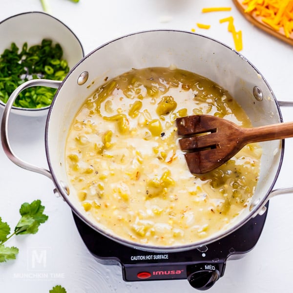 chili sauce cooking