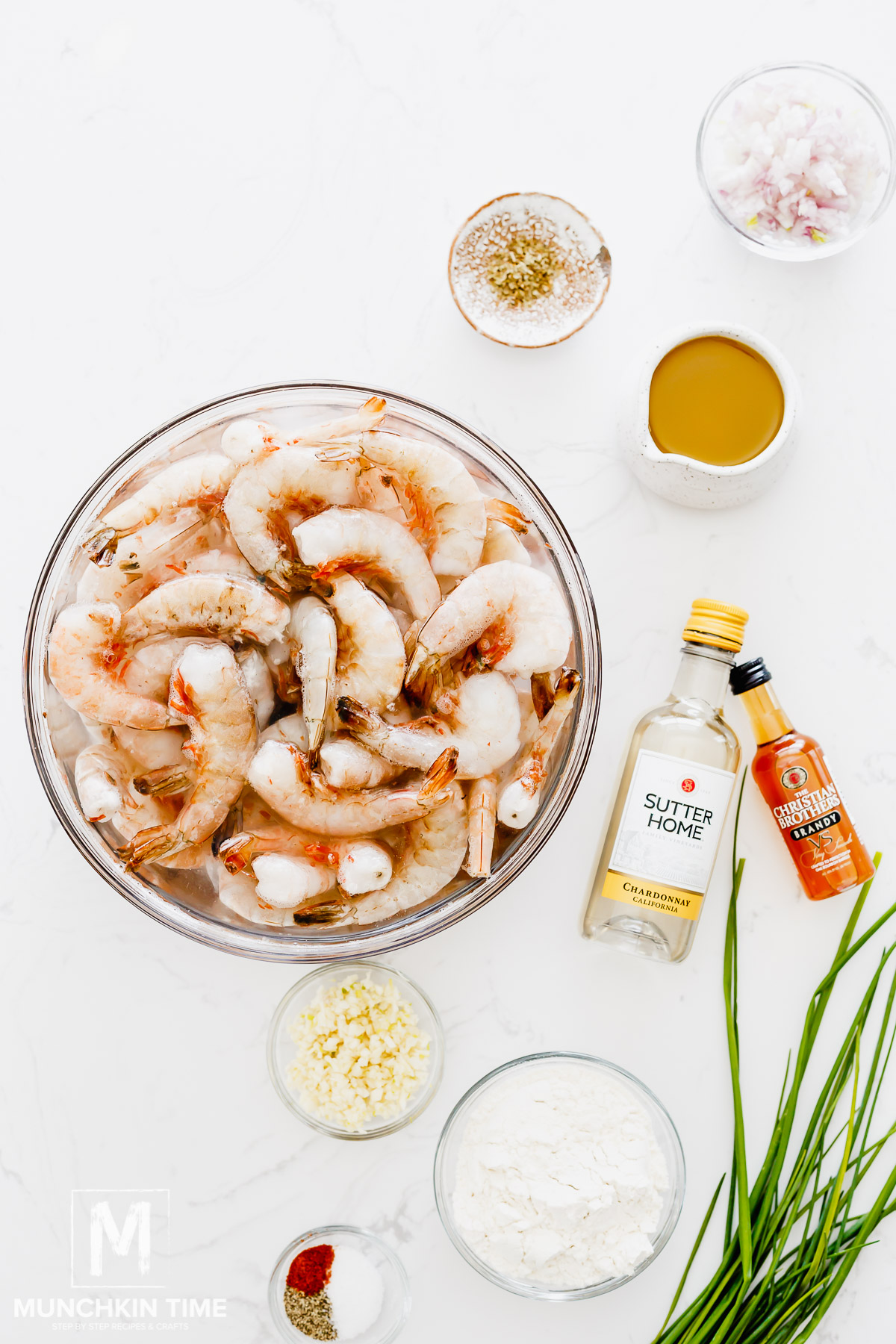Easy Shrimp Scampi Recipe ingredients 