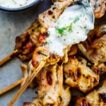 Best Chicken Thigh Marinade - Greek Shish Kabobs Recipe