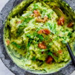 Simple Guacamole with Jalapeno.