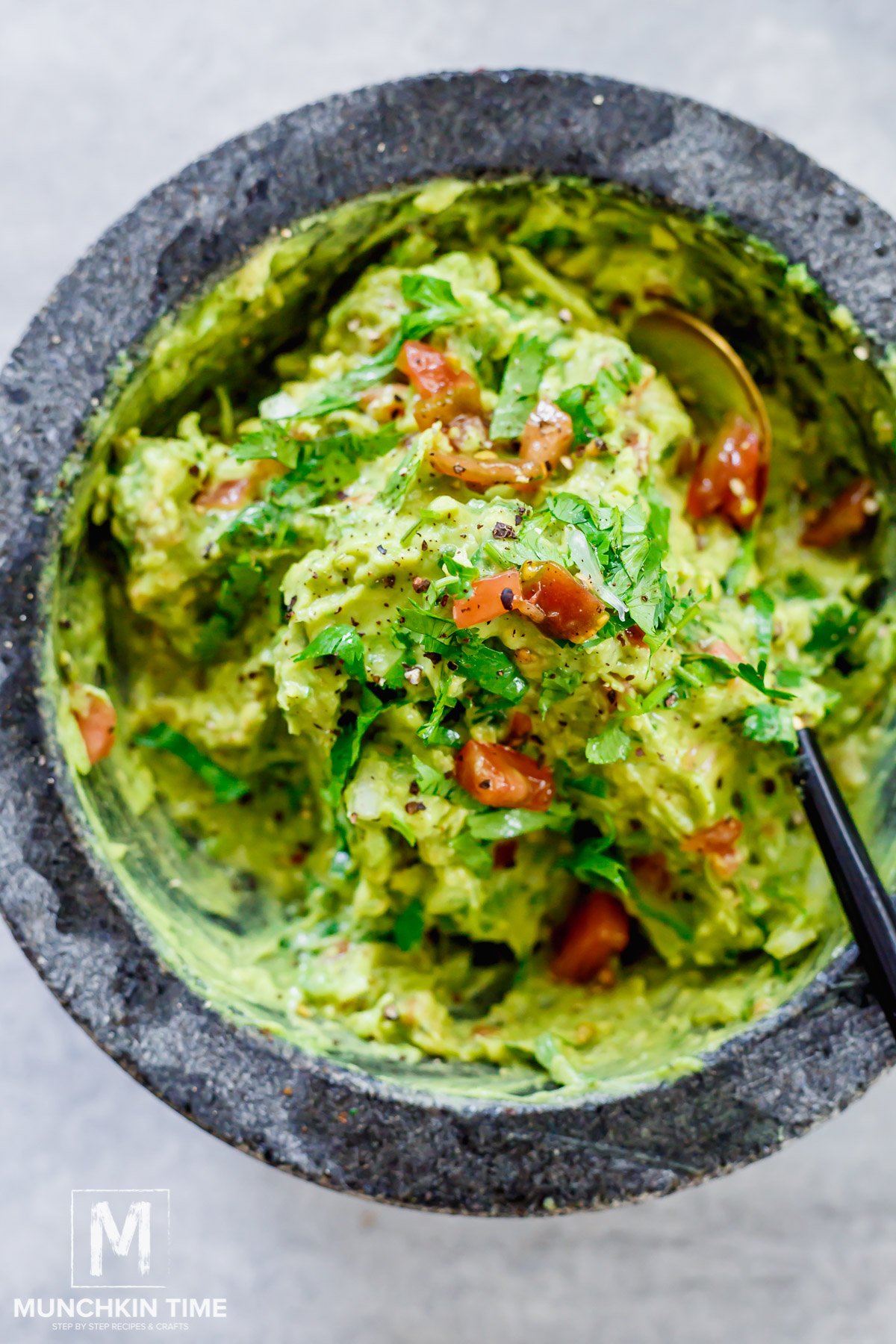 Simple Guacamole with Jalapeno.
