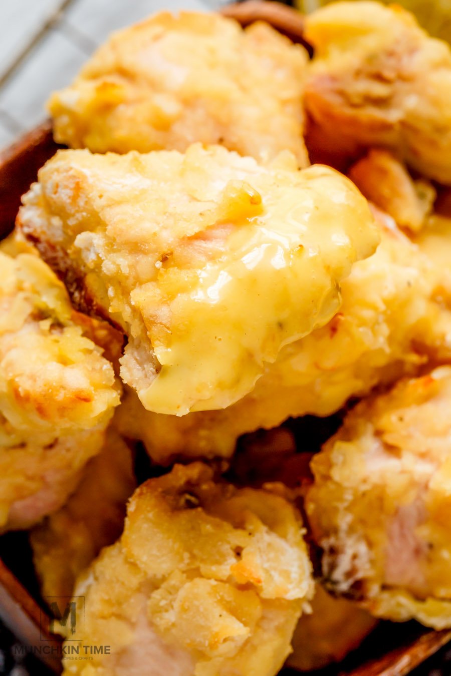 Homemade Baked Chicken Nuggets Recipe inspired by Chick Fil A chicken nuggets.