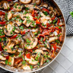 Italian Marinated Mushrooms Recipe easy and quick side dish recipe.