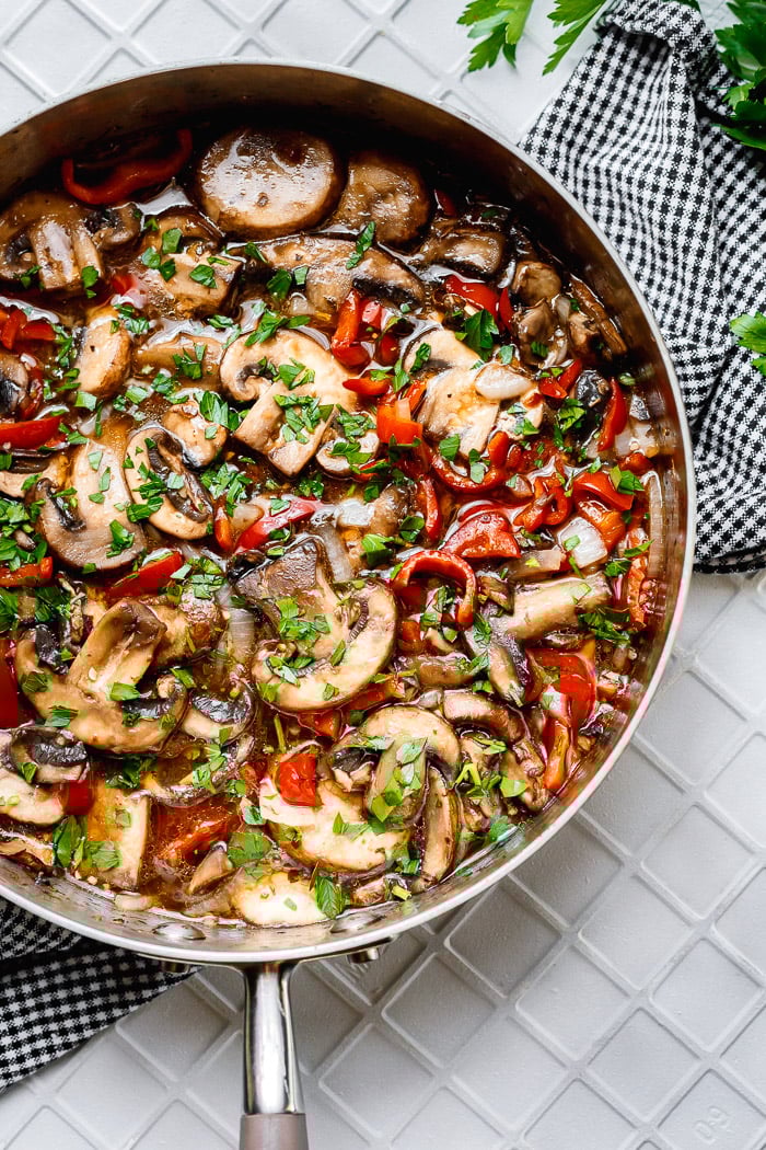 Italian Marinated Mushrooms Recipe easy and quick side dish recipe.