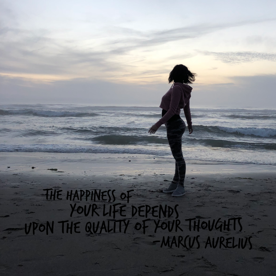 The happiness of your life depends upon the quality of your thoughts. Marcus Aurelius - www.munchkintime.com
