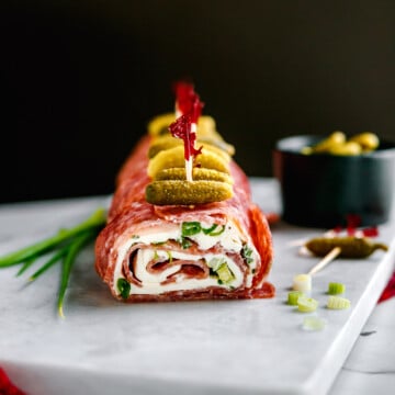 Munchkin Time's salami cream cheese roll ups Recipe