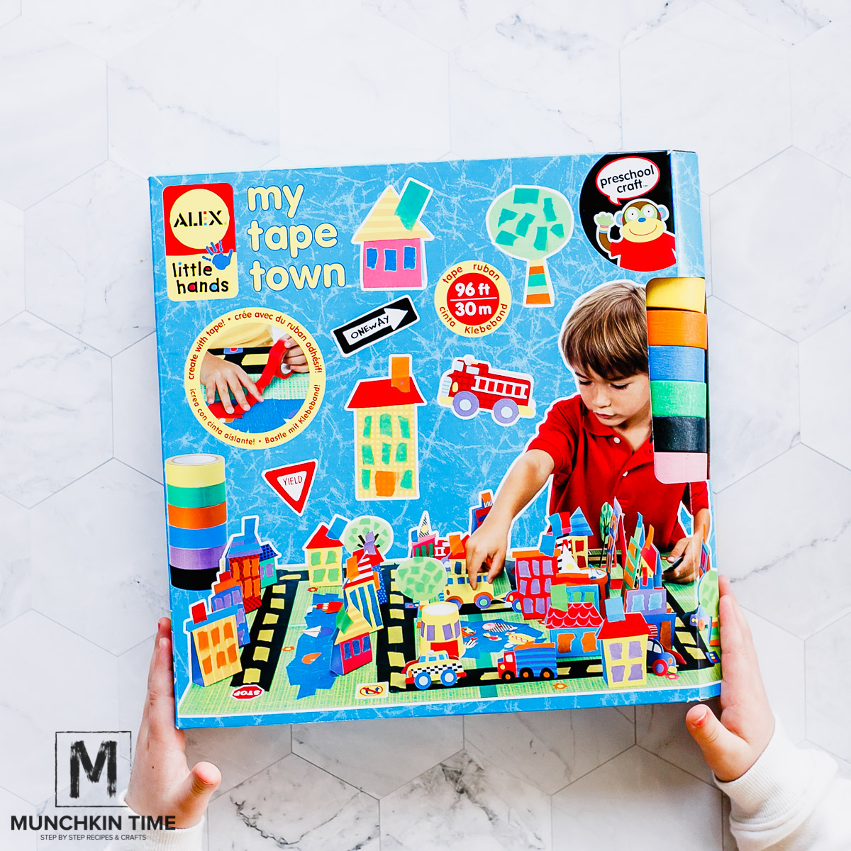 Fun Indoor Kids Activity - My Tape Town - Timberdoodle Review