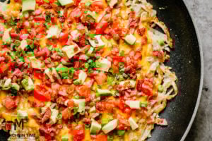 25-Min Cheesy Hash Browns Breakfast Pizza Recipe