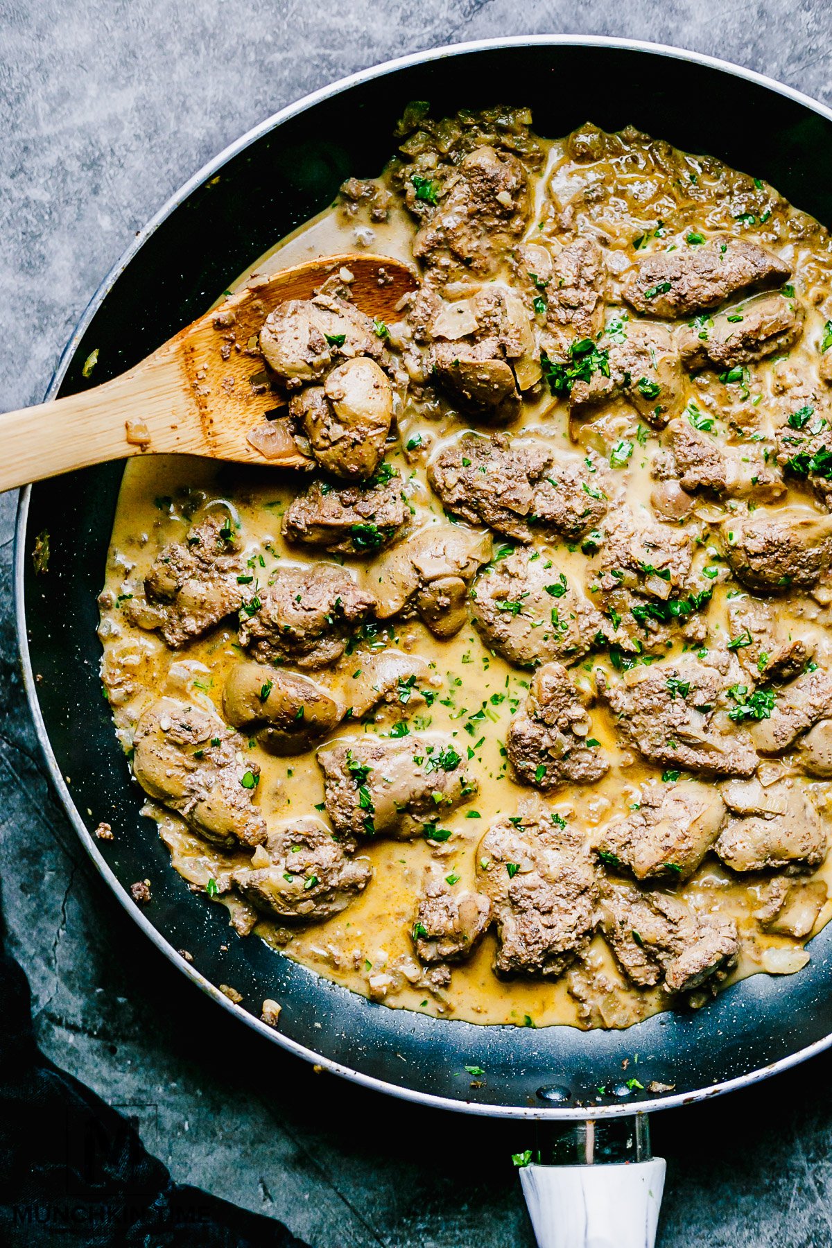 Easy Chicken Livers Recipe in White Wine Sauce