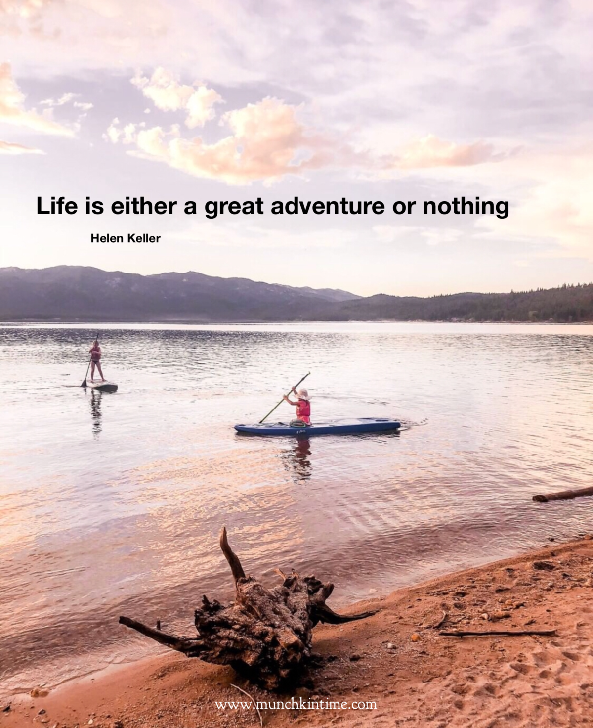 Helen Keller — 'Life is either a daring adventure or nothing at all.'