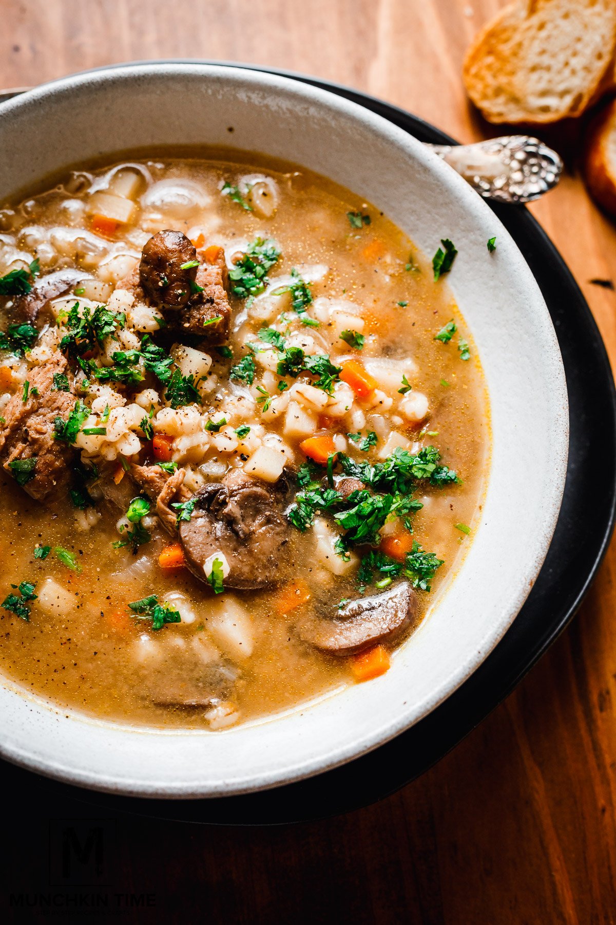 Instant Pot Beef and Barley Soup Recipe