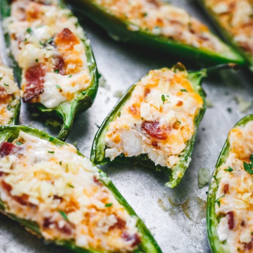 Jalapeno Poppers with Cheddar Cheese Recipe - Munchkin Time