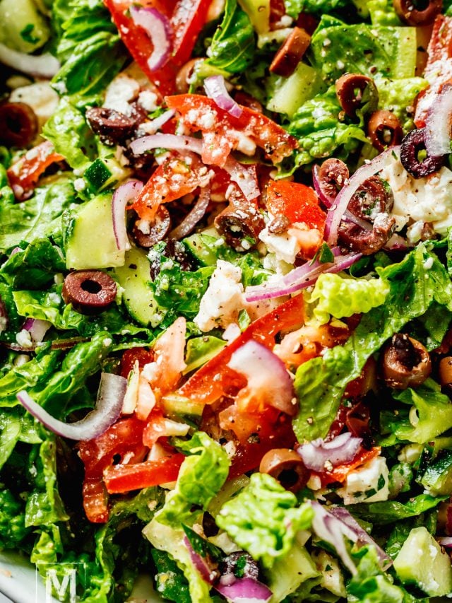 Super Easy Greek Salad Munchkin Time