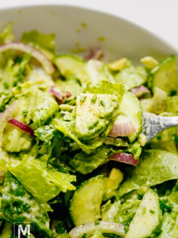 Avocado Salad with Avocado Salad Dressing