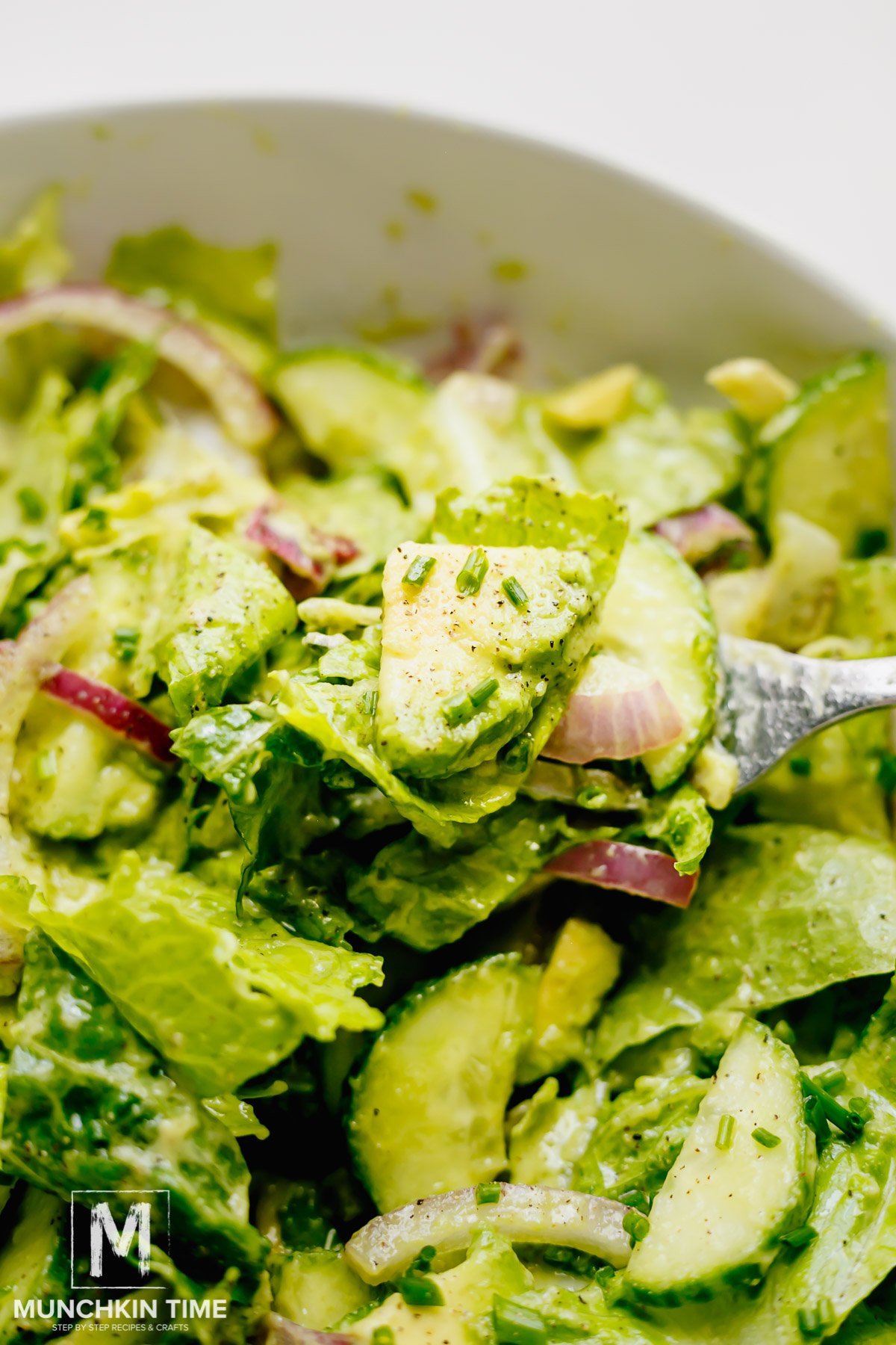 Avocado Salad with Avocado Salad Dressing