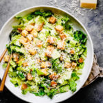 Best Caesar Salad Recipe with Salad Dressing from Scratch