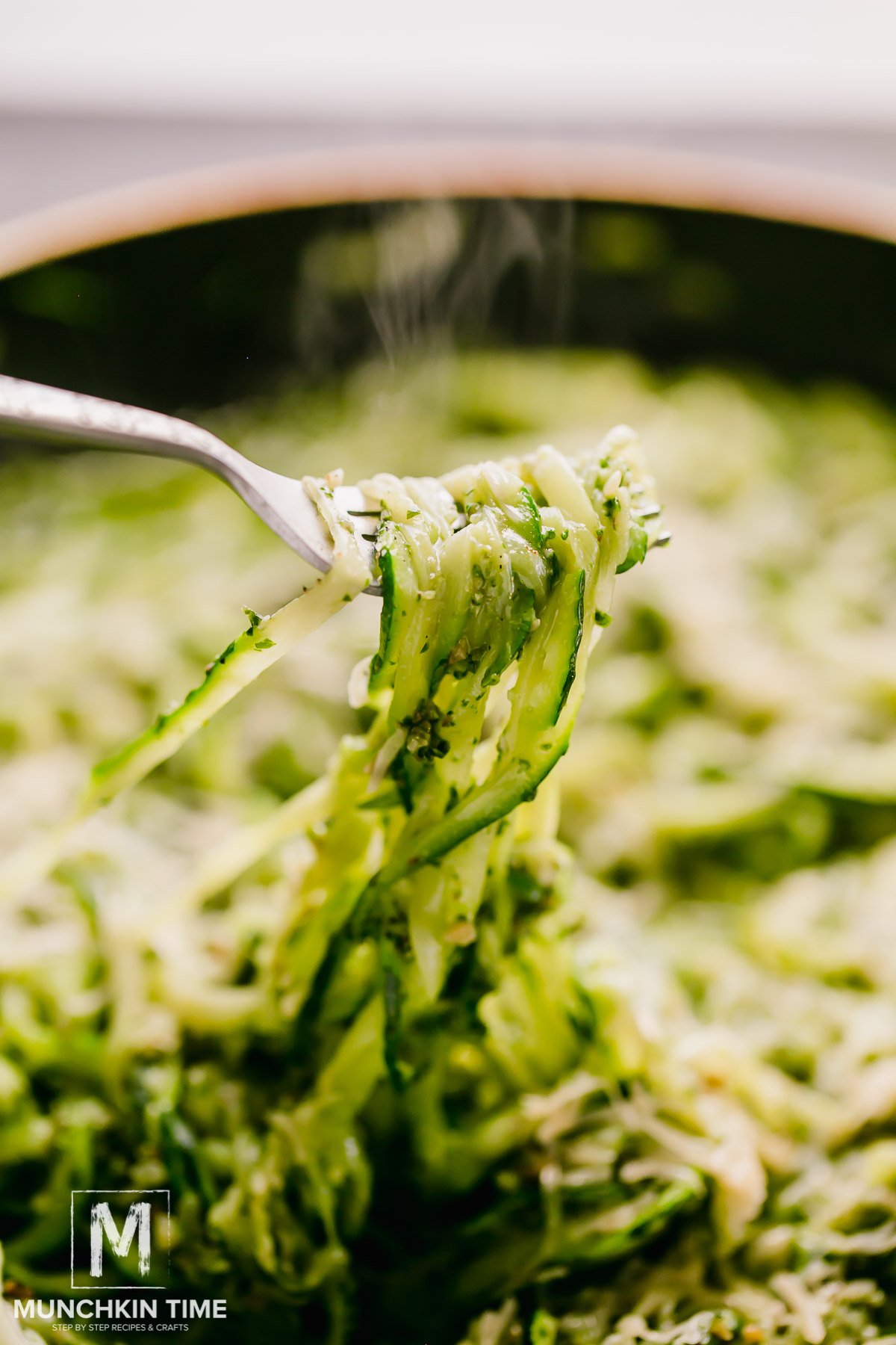 Zucchini Noodles Recipe with Pesto 