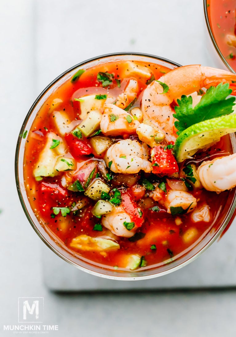Easy Mexican Shrimp Cocktail Recipe (Video) Munchkin Time