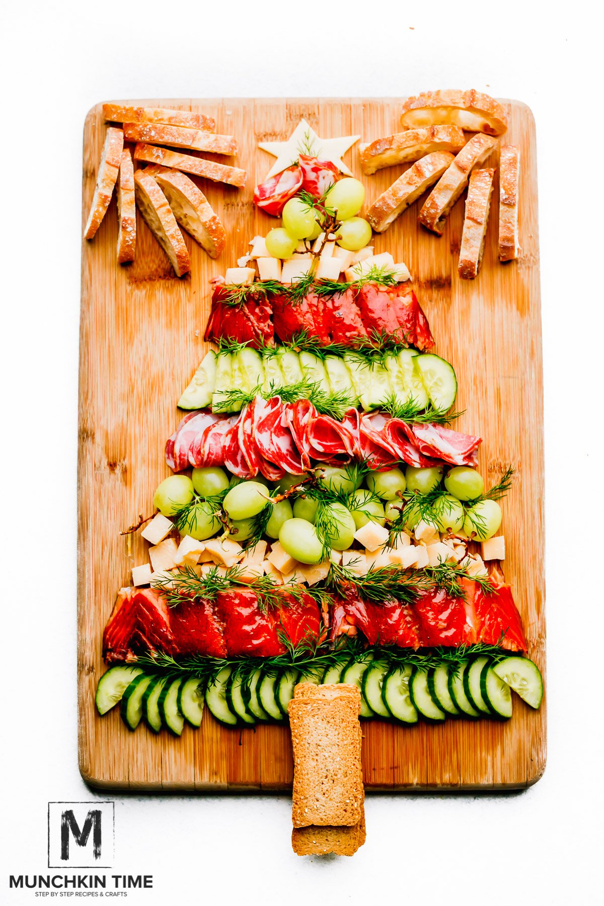 Christmas Tree Cheese Platter