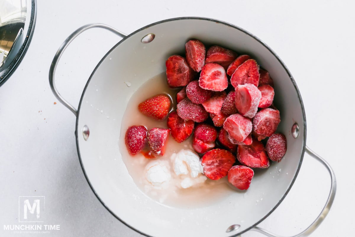 Strawberry Sauce from scratch.