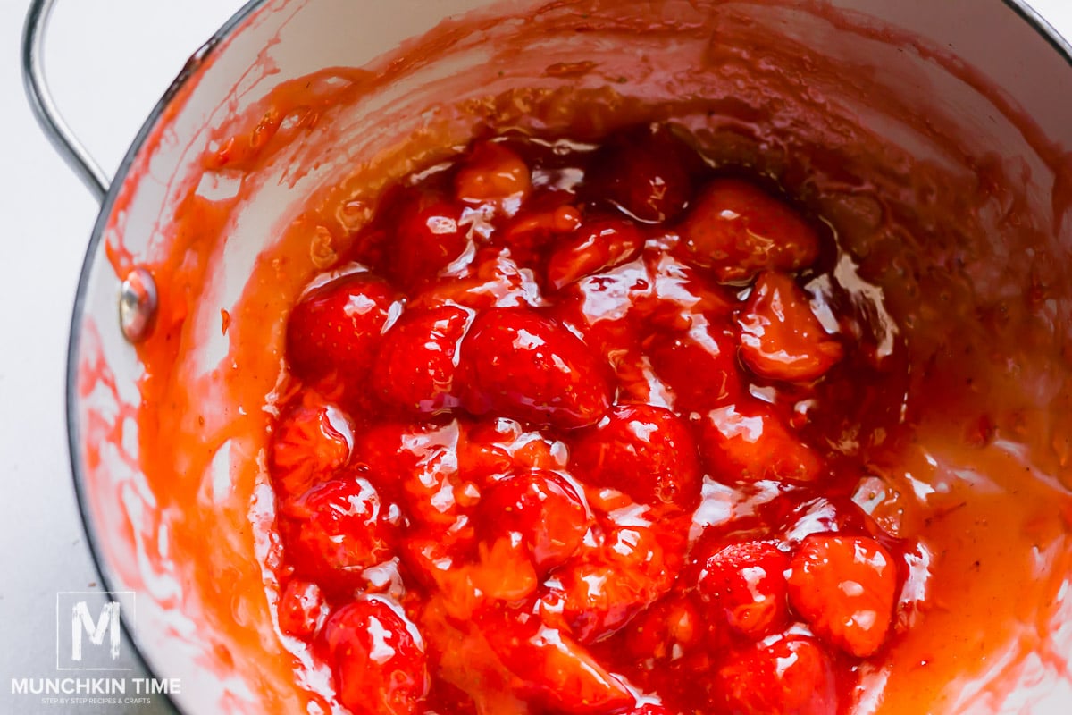 Strawberry Sauce from scratch.