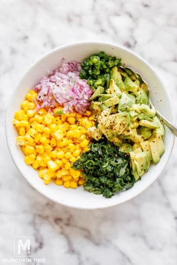 Avocado Corn Salsa ingredients