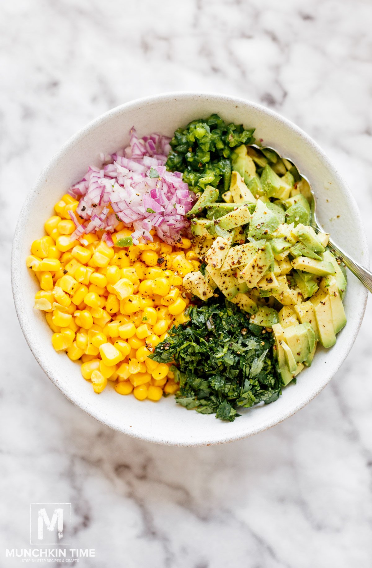 Avocado Corn Salsa ingredients