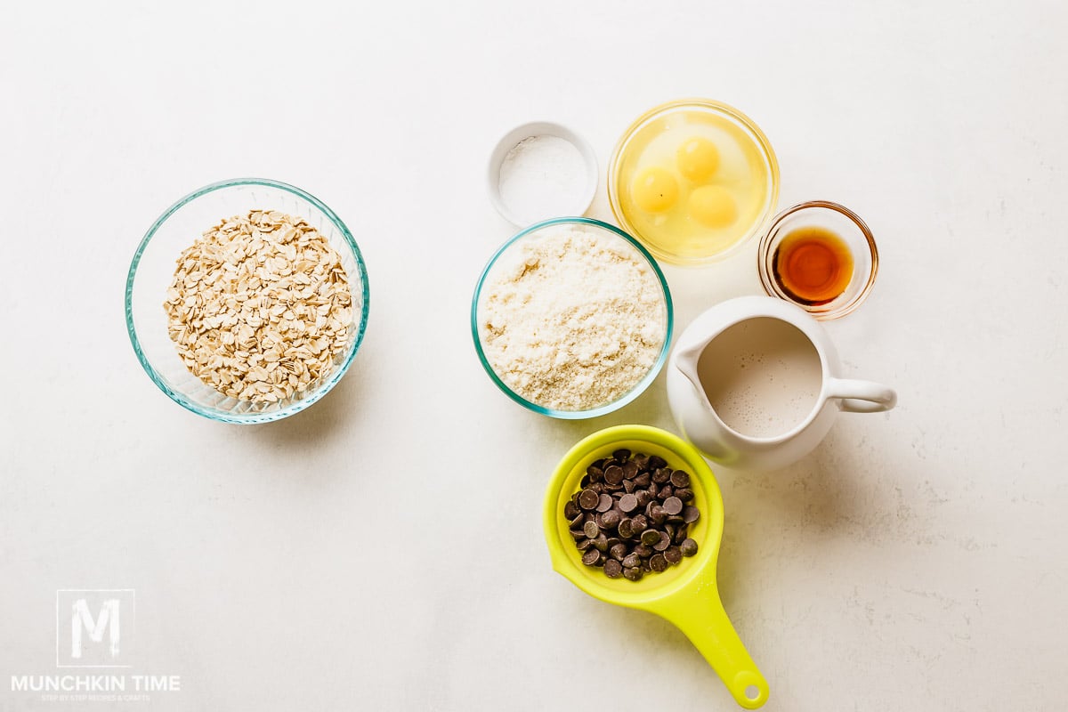 Ingredients you will need to make gluten free pancakes