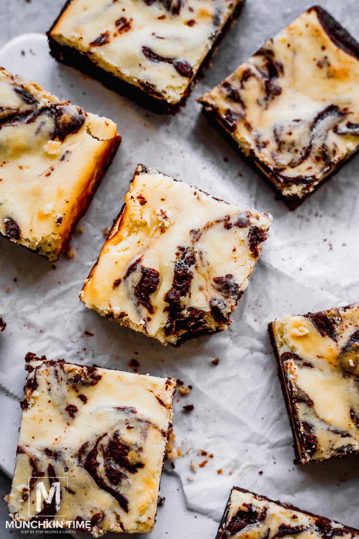 Brownie and Cheesecake squares.