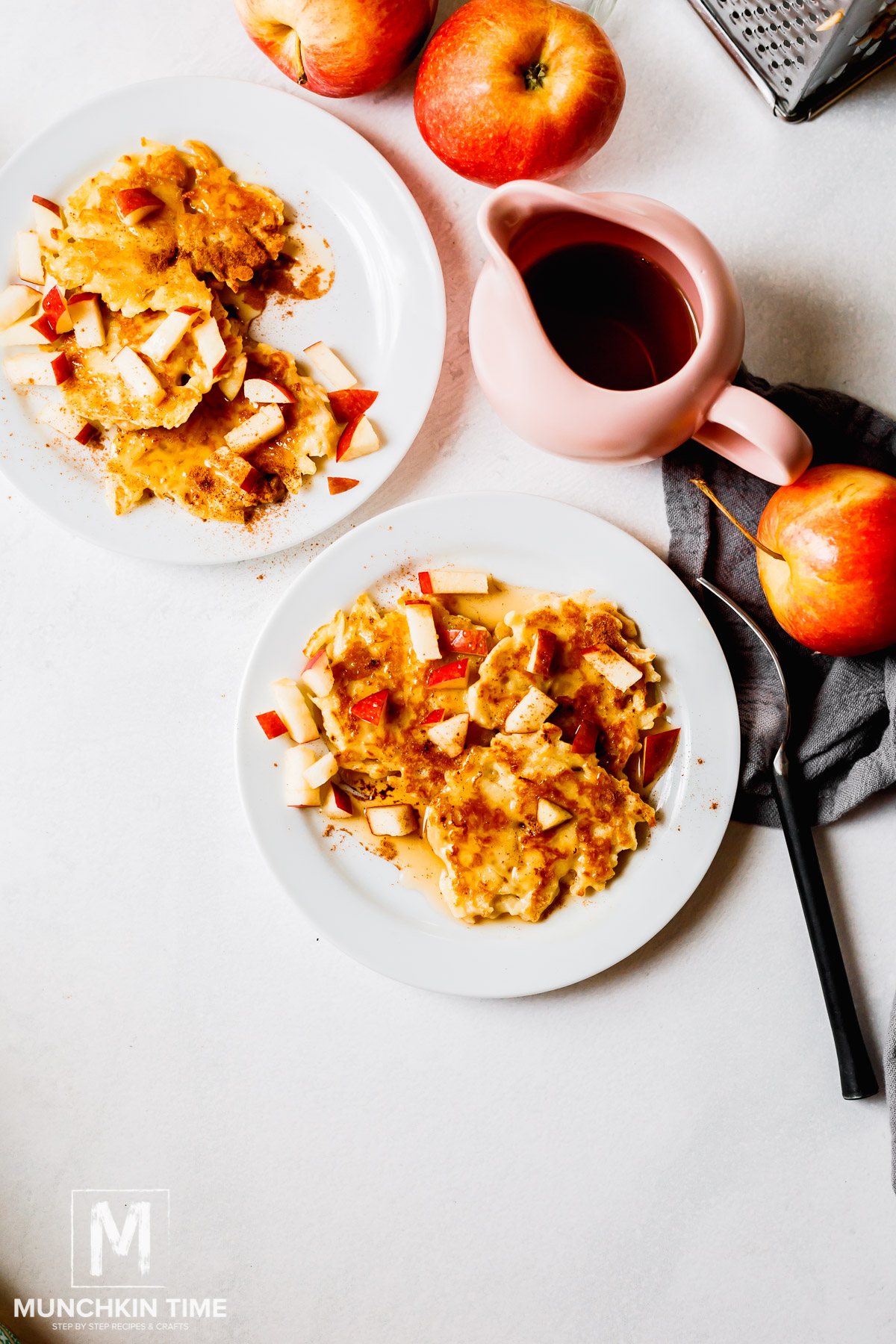 Easy Dairy Free Pancakes Recipe with Apples