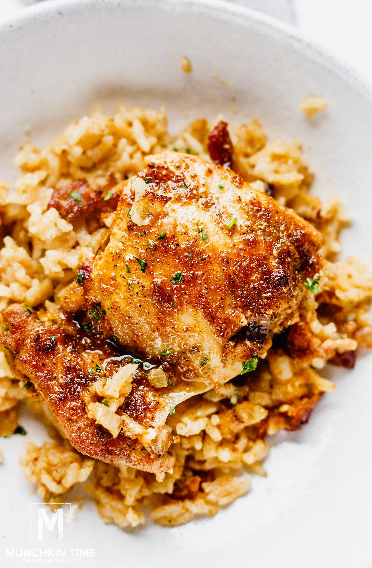 Easy Chicken Thighs and Rice Casserole Recipe