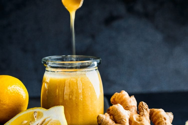 Ginger Lemon Honey Syrup Recipe (Natural Immune Booster)