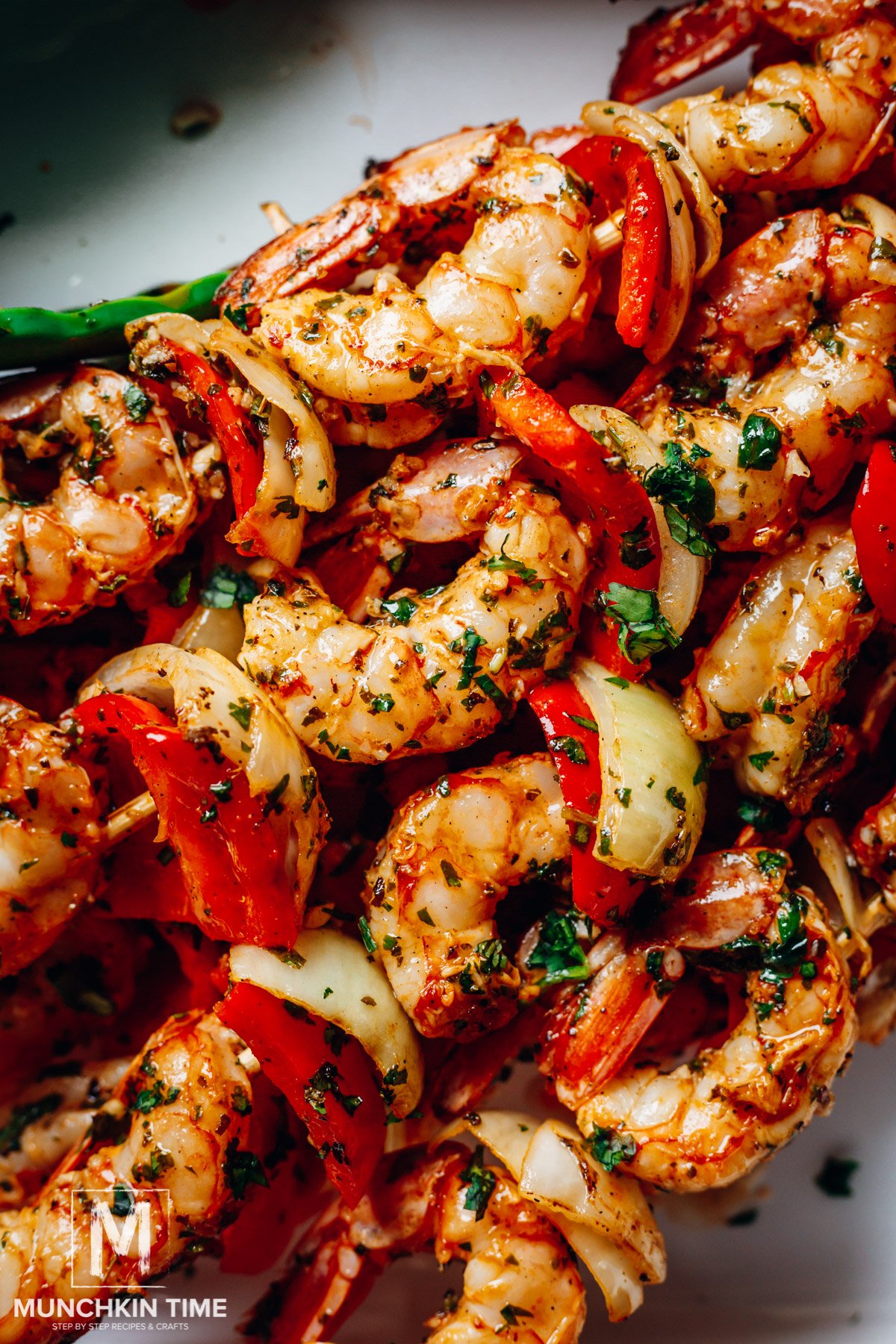 Grilled Shrimp With Garlic Oil