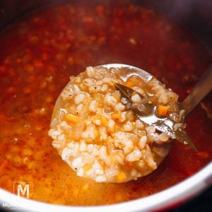 Instant Pot Beef and Barley Soup Recipe