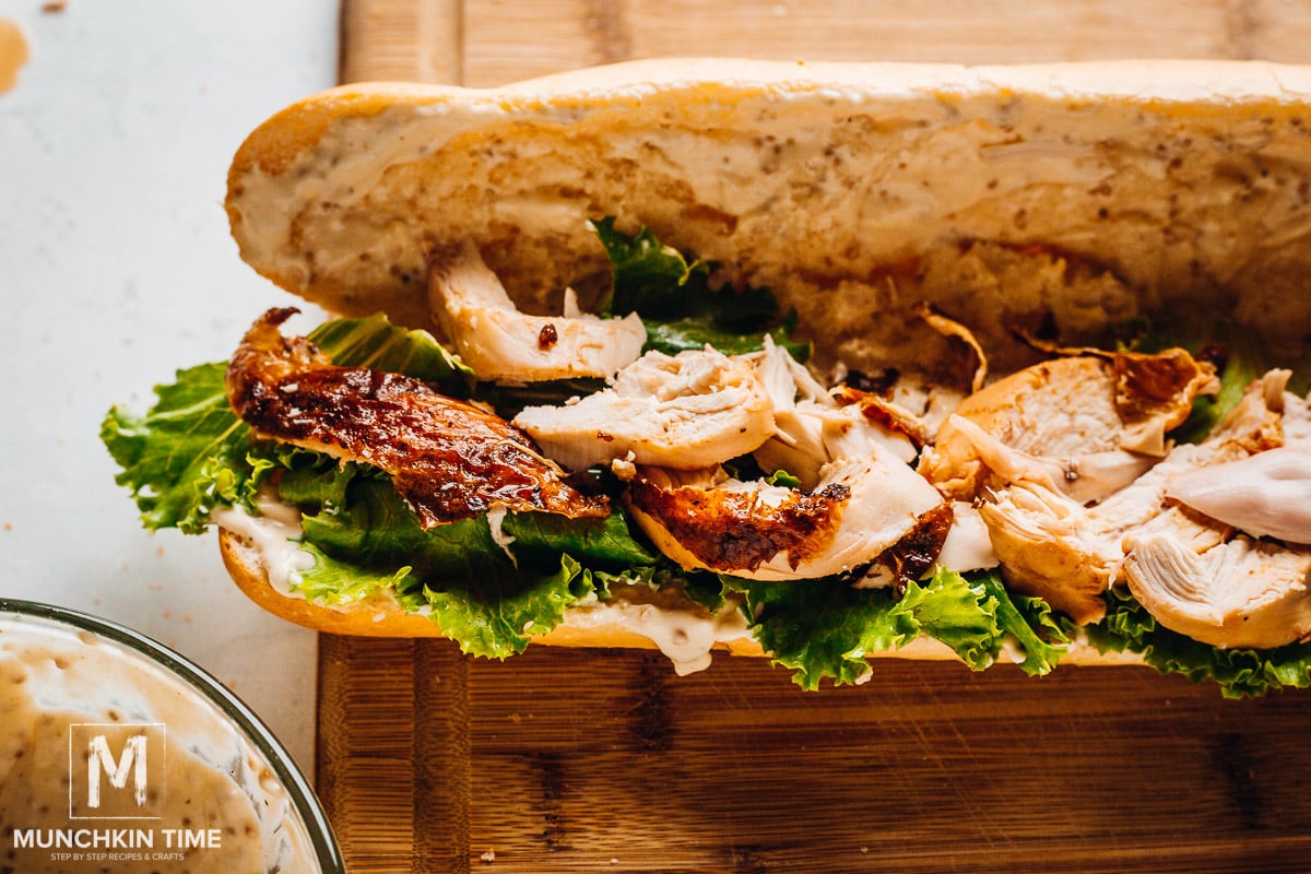 10-min Chicken Club Sandwich (Leftover Rotisserie Chicken Recipe)