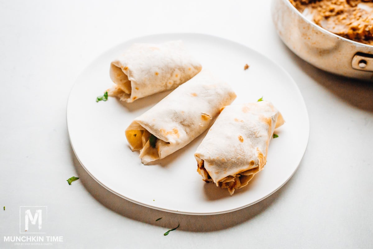 Beef and Cheese Chimichangas - CheekyKitchen