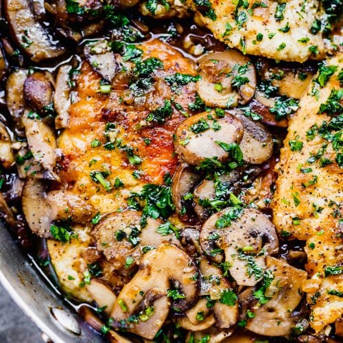 Chicken In White Wine Sauce