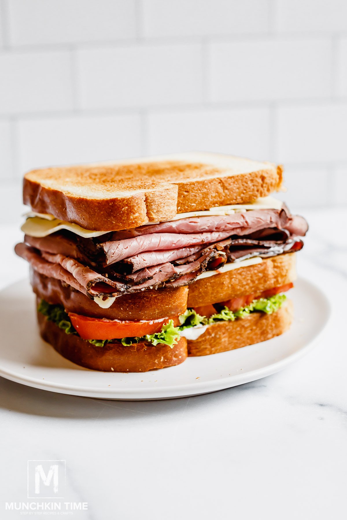 Roast Beef Sandwich Recipe - Munchkin Time