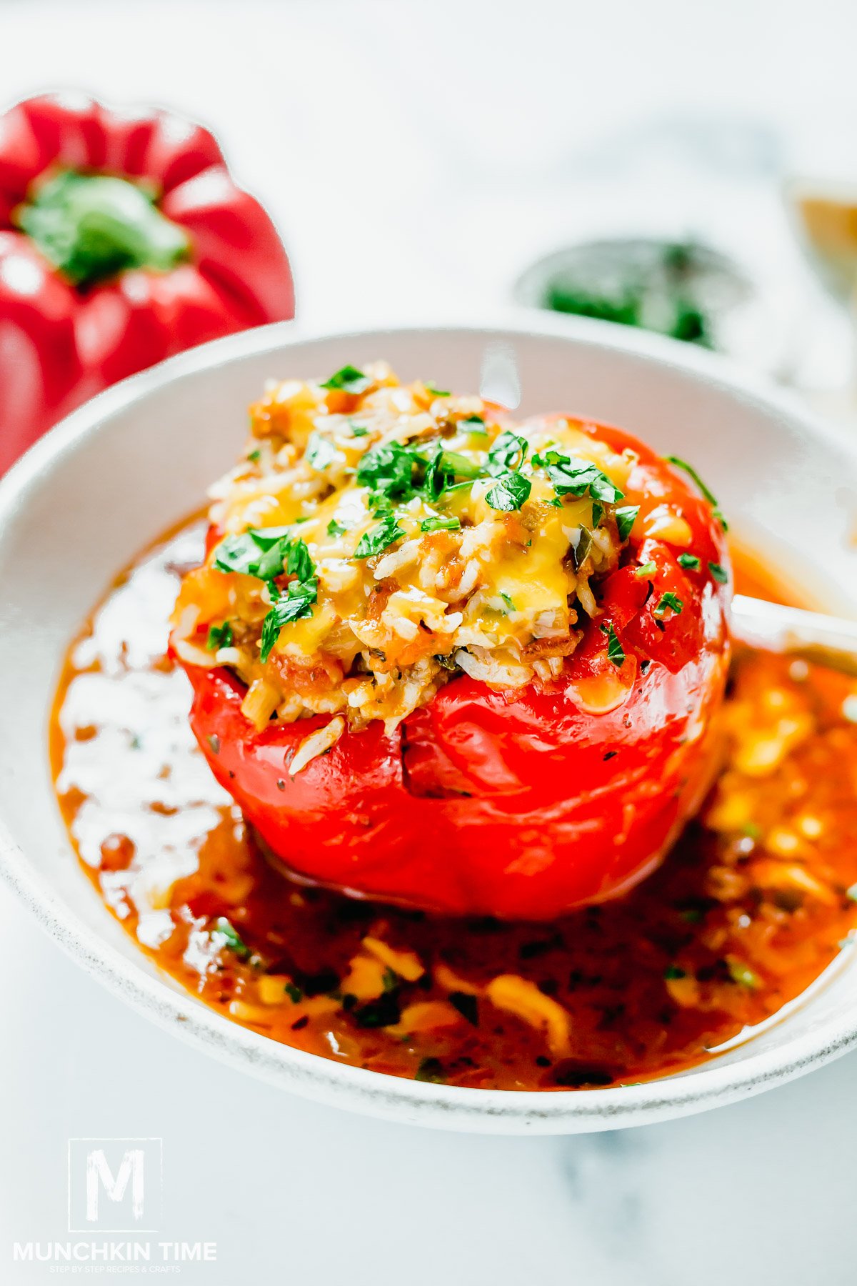 Quick Stuffed Bell Peppers Instant Pot Munchkin Time