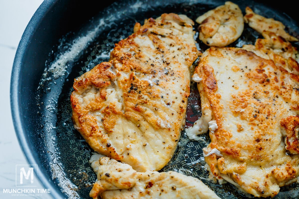 browned chicken breast
