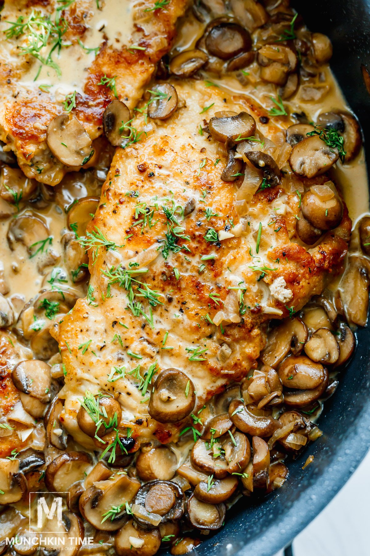 Chicken Marsala Recipe Easy (Video) - Munchkin Time