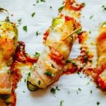 Shrimp Jalapeno Poppers Wrapped in Bacon