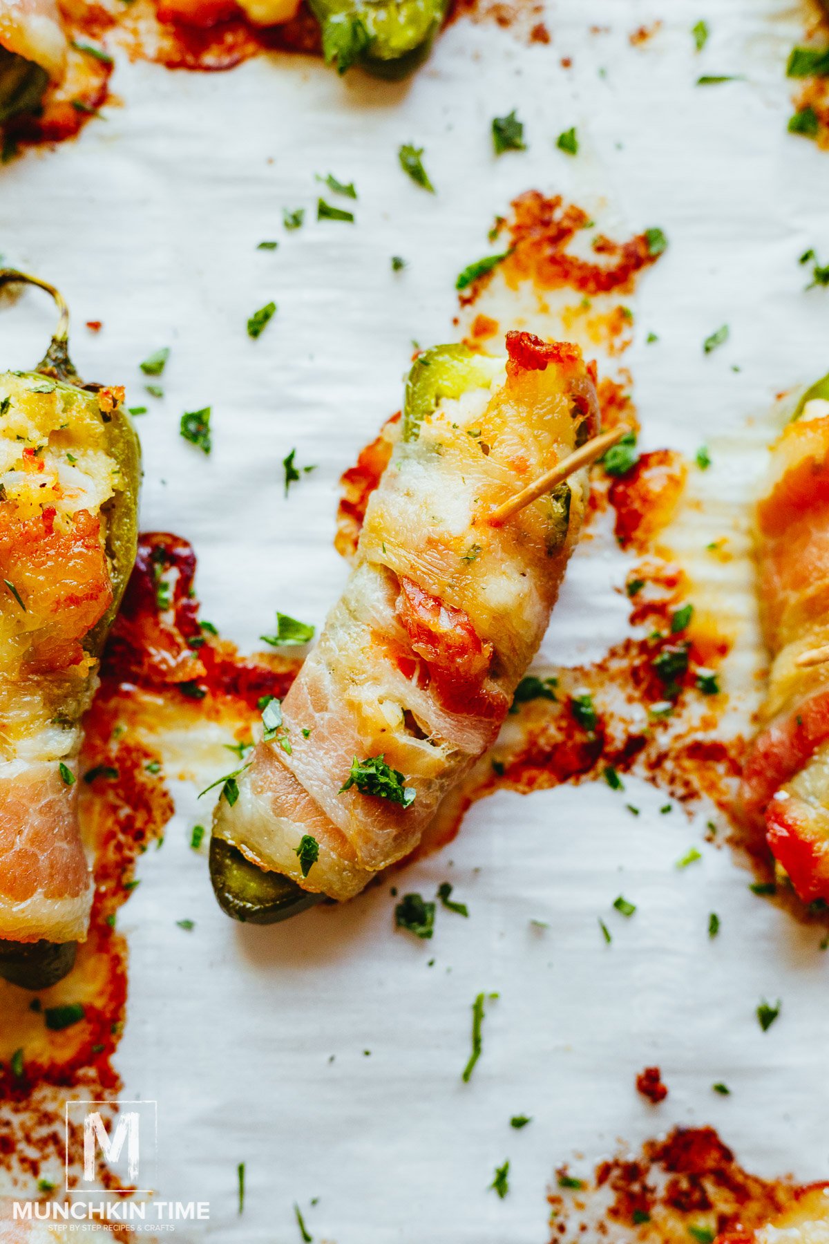 Shrimp Jalapeno Poppers Wrapped in Bacon