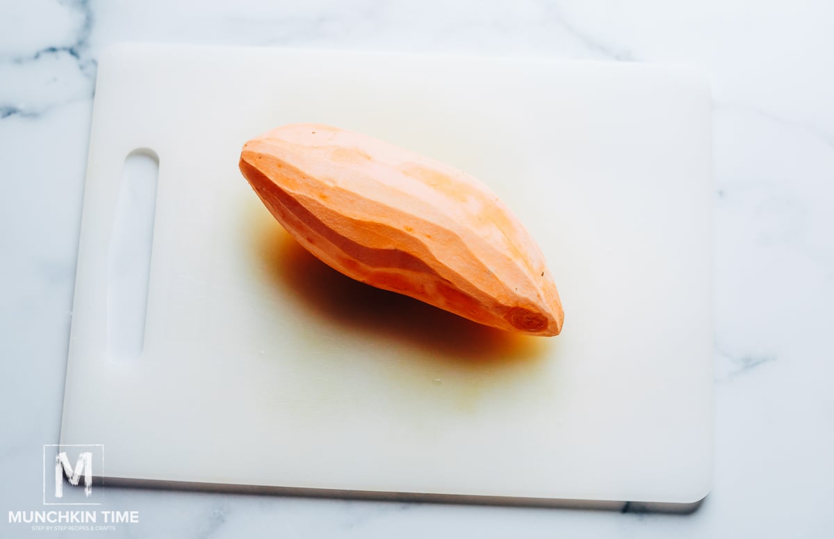 How to cut sweet potatoes