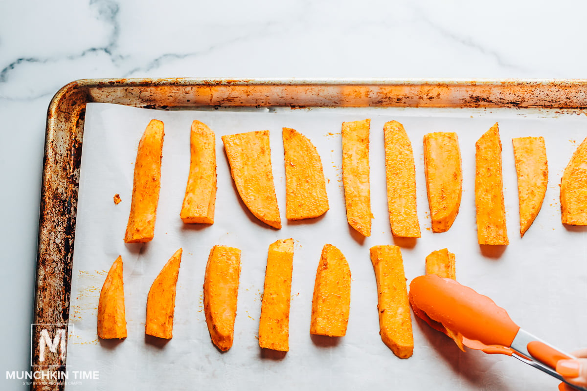 Sweet Potato wedges.