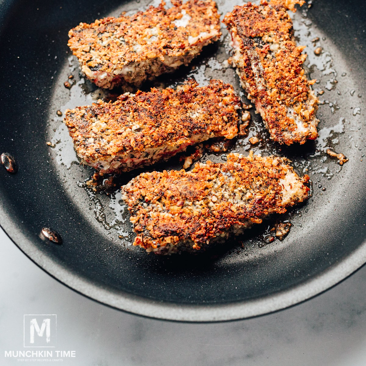 How to make Almond crusted salmon